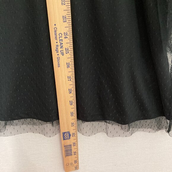 New Torrid Black Mesh Floral Embroidered Flare Sleeve Feminine Top 4X Whimsigoth - Picture 7 of 12